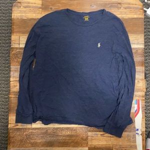 XL Blue Polo Ralph Lauren Long Sleeve Shirt